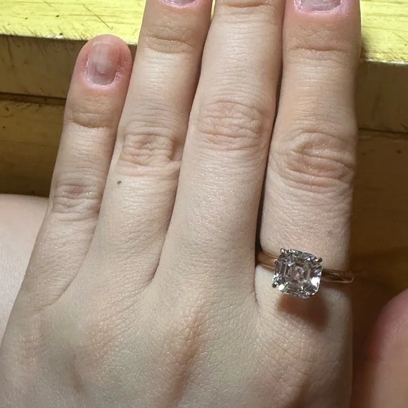 .925 Rose Gold Ring - Picture 9 of 10